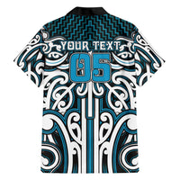 Custom Aotearoa Ngati Porou Family Matching Short Sleeve Bodycon Dress and Hawaiian Shirt Maori Tribal Pattern Mix Poutama LT05 - Polynesian Pride