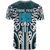 Custom Aotearoa Ngati Porou T Shirt Maori Tribal Pattern Mix Poutama