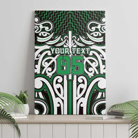 Custom Aotearoa Ngai Tahu Canvas Wall Art Maori Tribal Pattern Mix Poutama
