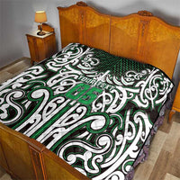 Custom Aotearoa Ngai Tahu Quilt Maori Tribal Pattern Mix Poutama