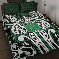 Custom Aotearoa Ngai Tahu Quilt Bed Set Maori Tribal Pattern Mix Poutama