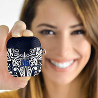 Custom Aotearoa Ngati Tuwharetoa AirPods Case Maori Tribal Pattern Mix Poutama