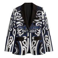 Custom Aotearoa Ngati Tuwharetoa Blazer Maori Tribal Pattern Mix Poutama