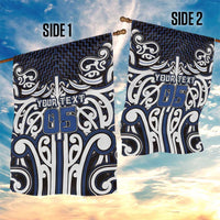 Custom Aotearoa Ngati Tuwharetoa Garden Flag Maori Tribal Pattern Mix Poutama