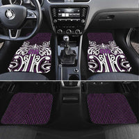 Custom Aotearoa Rangitane Car Mats Maori Tribal Pattern Mix Poutama