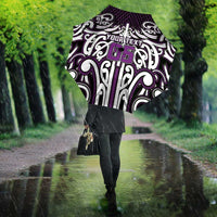 Custom Aotearoa Rangitane Umbrella Maori Tribal Pattern Mix Poutama