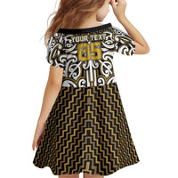 Custom Aotearoa Taranaki Family Matching Tank Maxi Dress and Hawaiian Shirt Maori Tribal Pattern Mix Poutama LT05 - Polynesian Pride