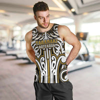 Custom Aotearoa Taranaki Men Tank Top Maori Tribal Pattern Mix Poutama