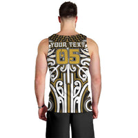 Custom Aotearoa Taranaki Men Tank Top Maori Tribal Pattern Mix Poutama