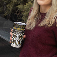 Custom Aotearoa Taranaki Tumbler Cup Maori Tribal Pattern Mix Poutama