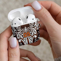 Custom Aotearoa Waikato AirPods Case Maori Tribal Pattern Mix Poutama