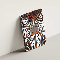 Custom Aotearoa Waikato Canvas Wall Art Maori Tribal Pattern Mix Poutama