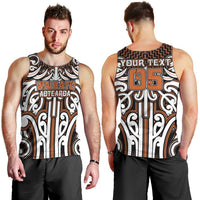Custom Aotearoa Waikato Men Tank Top Maori Tribal Pattern Mix Poutama