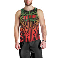 Custom Aotearoa Tuhoe Men Tank Top Maori Tribal Pattern Mix Poutama