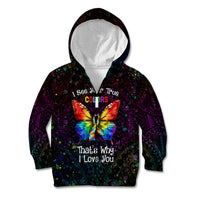 I See Your True Colors Personalised Kid Hoodie Autism Awareness