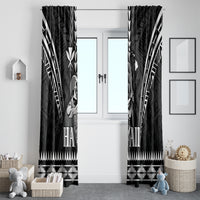 Hawaii Happy King Kamehameha Day Window Curtain Kakau Pattern