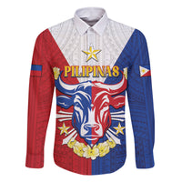 Personalised Philippines Independence Day Family Matching Long Sleeve Bodycon Dress and Hawaiian Shirt Maligayang Araw ng Kalayaan Filipino Carabao