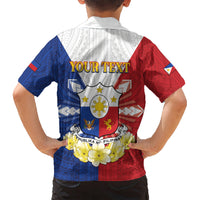 Personalised Philippines Independence Day Kid Hawaiian Shirt Maligayang Araw ng Kalayaan Filipino Carabao LT05 - Polynesian Pride