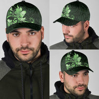 Matariki New Zealand Classic Cap Maori Pattern Green Galaxy