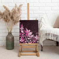 Matariki New Zealand Canvas Wall Art Maori Pattern Pink Galaxy