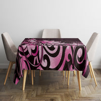 Matariki New Zealand Tablecloth Maori Pattern Pink Galaxy