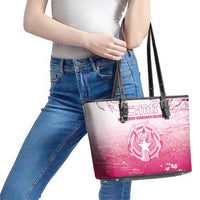 Sakura Marianas Leather Tote Bag CNMI Seal