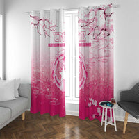 Sakura Marianas Window Curtain CNMI Seal
