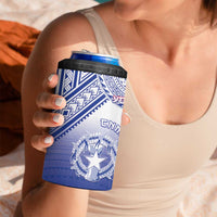 Custom Northern Mariana Islands And Japan Together 4 in 1 Can Cooler Tumbler