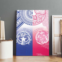 Northern Mariana Islands And Japan Together Canvas Wall Art