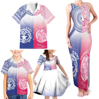 Custom Northern Mariana Islands And Japan Together Family Matching Tank Maxi Dress and Hawaiian Shirt