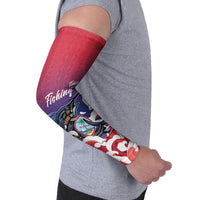 Guam Blue Marlin Fishing Arm Sleeves Polynesian Style LT05 - Polynesian Pride