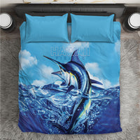 Hawaii Blue Marlin Fishing Bedding Set LT05 Blue - Polynesian Pride