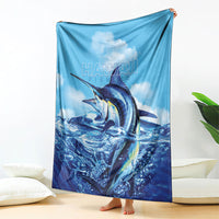 Hawaii Blue Marlin Fishing Blanket LT05 - Polynesian Pride