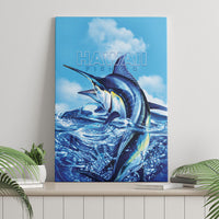 Hawaii Blue Marlin Fishing Canvas Wall Art
