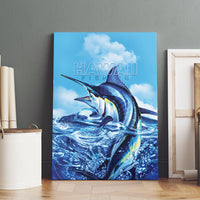 Hawaii Blue Marlin Fishing Canvas Wall Art