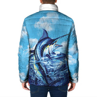 Hawaii Blue Marlin Fishing Padded Jacket LT05 - Polynesian Pride