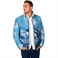 Hawaii Blue Marlin Fishing Padded Jacket LT05 - Polynesian Pride