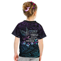 Polynesia Suicide Prevention Awareness Kid T Shirt Keep Going The World Needs You