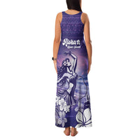 Aloha Hawaii Kauai Island Family Matching Tank Maxi Dress and Hawaiian Shirt Hula Till You Drop