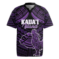 Personalised Hawaii Kauai Island Rugby Jersey Rooster Tribal Tattoo Simple Style