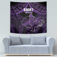 Hawaii Kauai Island Tapestry Rooster Tribal Tattoo Simple Style