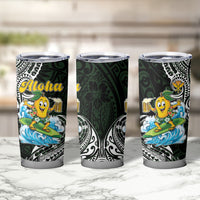 Aloha Hawaii Mango Surfing Tumbler Cup Polynesian Style
