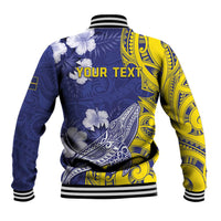 Personalised Nauru 92nd Anniversary Of Angam Baseball Jacket Polynesian Whale Pattern