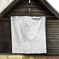 American Samoa White Sunday Quilt Polynesian Pattern With Tropical Flowers