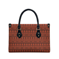 Polynesian Princess Inspired Tapa Pattern Leather Bag LT05 - Polynesian Pride