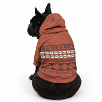 Polynesian Princess Inspired Tapa Pattern Pet Hoodie