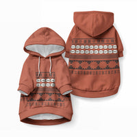 Polynesian Princess Inspired Tapa Pattern Pet Hoodie