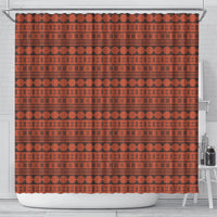 Polynesian Princess Inspired Tapa Pattern Shower Curtain LT05 - Polynesian Pride