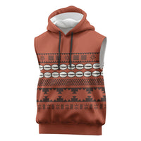 Polynesian Princess Inspired Tapa Pattern Sleeveless Hoodie