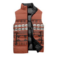 Polynesian Princess Inspired Tapa Pattern Sleeveless Puffer Jacket LT05 - Polynesian Pride